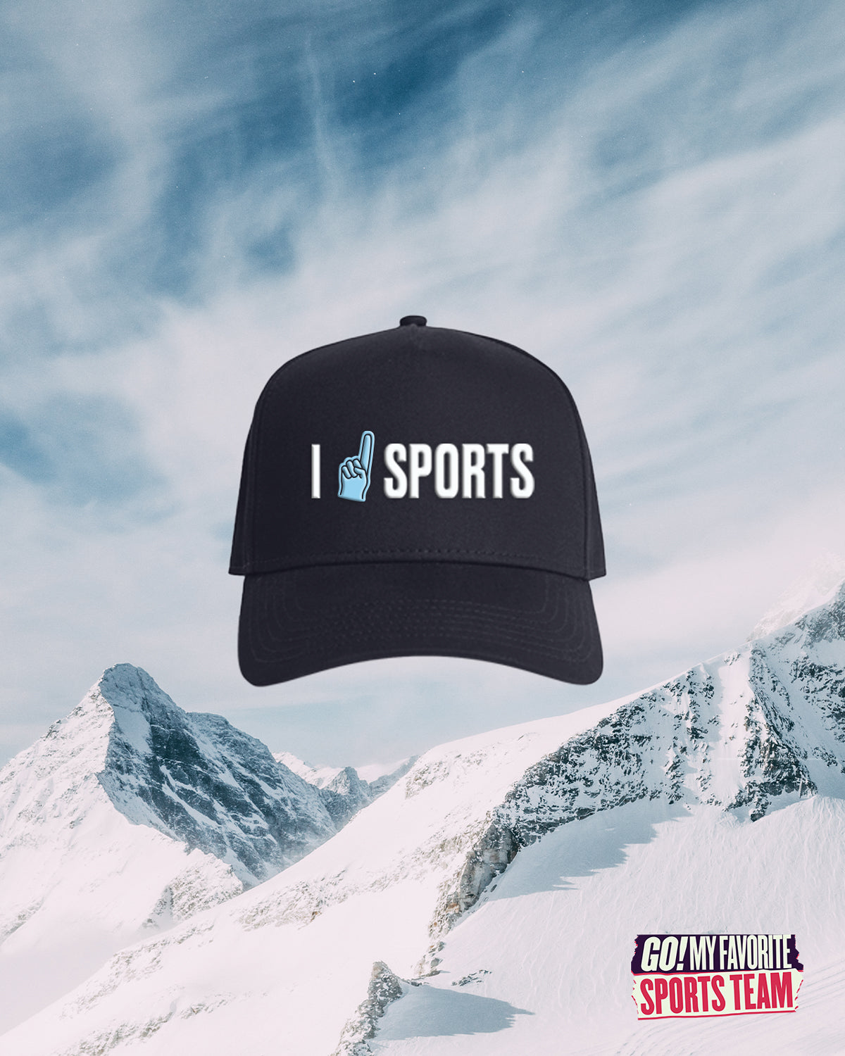 LIMITED EDITION  I👆SPORTS HAT  NAVY